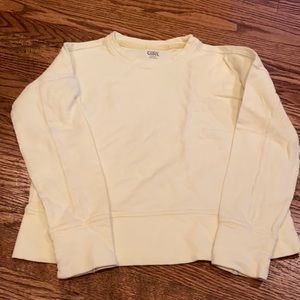 Athleta Girl yellow sweatshirt size 8/10